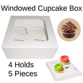 4 Hole 5X Cupcake Boxes Cupcakes Box
